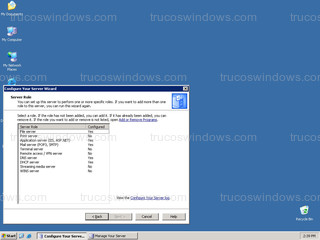 Windows Server 2003 - Server Wizard