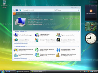 Windows Vista - Centro de bienvenida