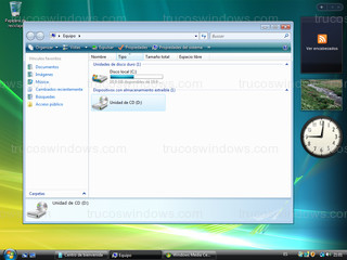 Windows Vista - Equipo, disco local