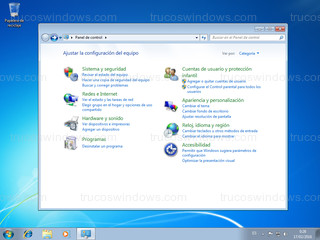 Windows 7 - Panel de control