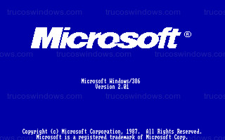 Windows 2.01 - Arranque
