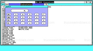 Windows 2.01 - Calculator