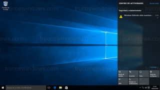 Windows 10 - Centro de actividades