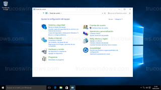 Windows 10 - Panel de control