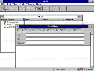 Windows for Workgroups 3.11 - Mail