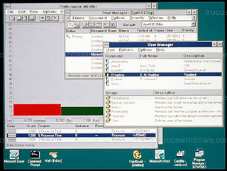 Windows NT 3.1 - User Manager
