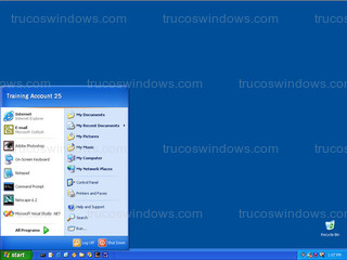 Windows XP - Menú de Inicio