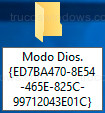 Windows 10 - Modo Dios.{ED7BA470-8E54-465E-825C-99712043E01C}