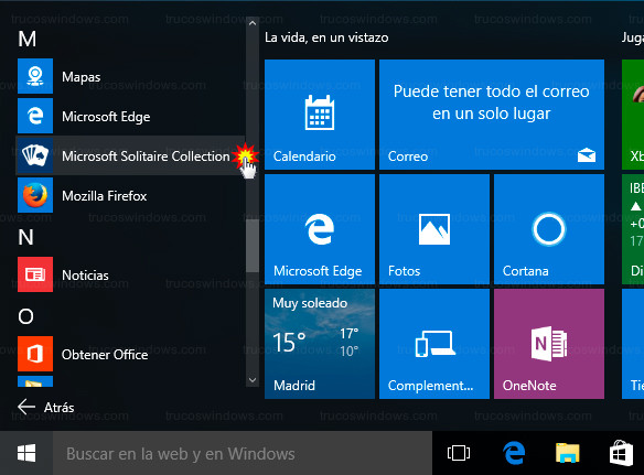 solitario Windows 10 | Windows