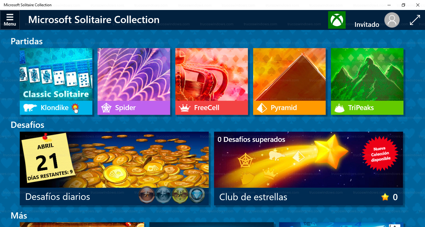 solitario Windows 10 | Windows