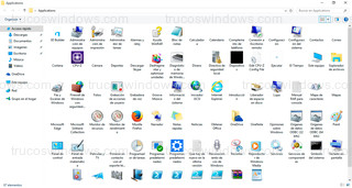 Windows 10 - Todas las aplicaciones