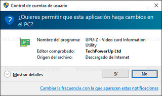 Windows 10 - Control de cuentas de usuario (UAC)