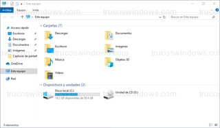 Explorador de archivos - Este equipo