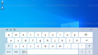 Windows 10 - Teclado táctil