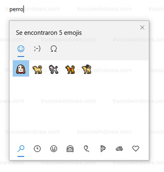 Windows 10 - Ventana flotante con emojis de perros