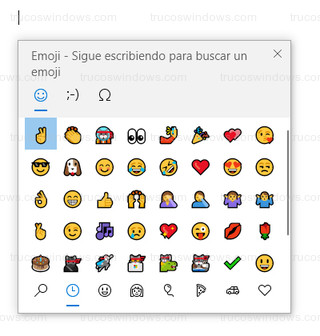 Windows 10 - Ventana flotante con emojis