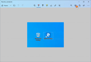 Recorte y anotación - Captura