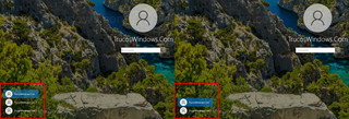 Pantalla de Login de Windows 10 - Cuenta de usuario ocultada