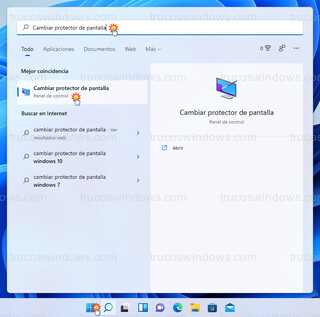 Windows 11 - Cambiar protector de pantalla