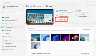 Windows 11 - Guardar tema