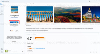 Microsoft Store - Instalar tema Touring Spain