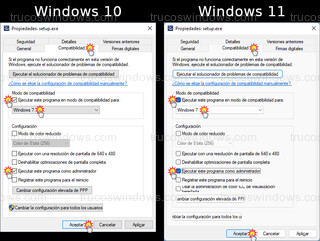 Windows - Modo compatibilidad