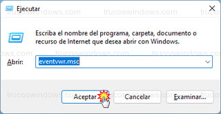 Windows - Ejecutar eventvwr.msc