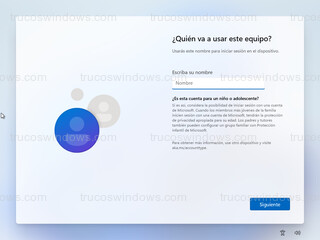Instalar Windows Home - Crear cuenta local