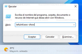 Windows 11 - Reiniciar cache de iconos en Windows 11