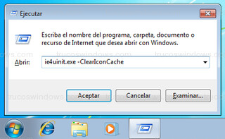 Windows 7 - Reiniciar cache de iconos en Windows 7