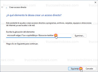 Windows 11 - Crear acceso directo