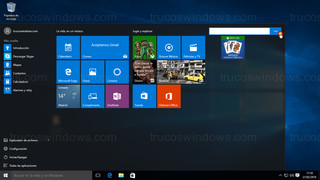 Windows 10 - Menú de inicio cambiar nombre al grupo