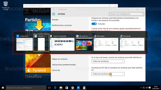 Windows 10 - Ventanas de todos los escritorios virtuales