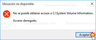 Windows 10 - Acceso denegado