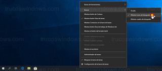 Windows 10 - Mostrar icono de búsqueda