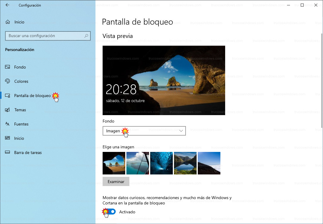 Cambiar Fondo De Pantalla De Bloqueo En Windows 10 Cambiar Fondo De Pantalla De Bloqueo En Windows 10