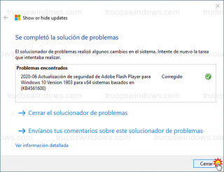 Show or Hide Updated - Actualización ocultada