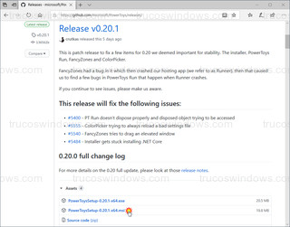 github - PowerToysSetup-0.20.1-x64.msi