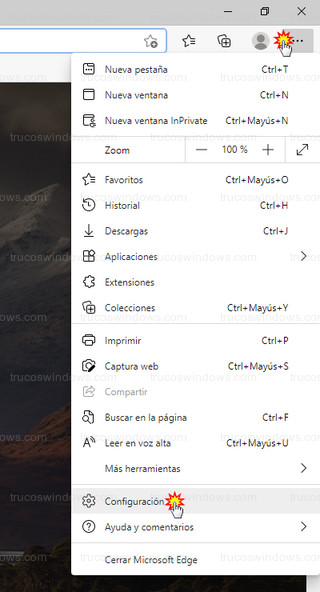 Microsoft Edge - Configuración