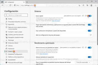 Microsoft Edge - Inicio Rápido
