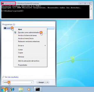 Windows - Ejecutar CMD como administrador en Windows 7
