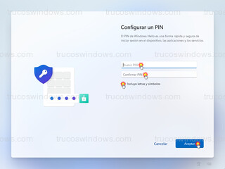 Windows 11 - Configurar un PIN