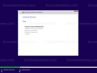 Programa de configuración de Windows 11 - Instalando Windows 11