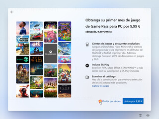 Windows 11 - Obtener su primer mes de juego de Game Pass para PC por 9,99 €