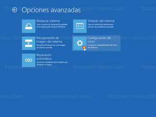 Windows 8 - Configuracion inicio