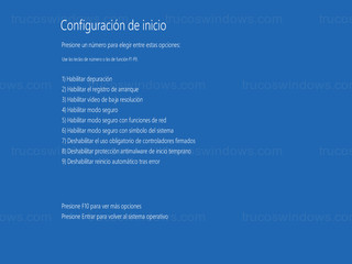 Windows 8 - Habilitar modo seguro