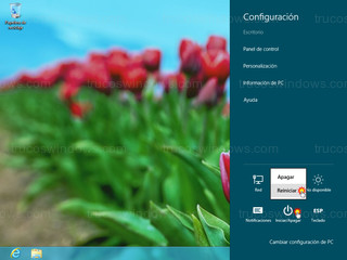 Windows 8 - Reiniciar (Iniciar/Apagar)