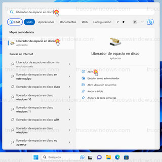 Windows 11 - Liberador de espacio en disco