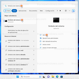 Windows 11 - Símbolo del sistema