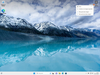 Windows 11 - Contenido destaco de Windows en el escritorio